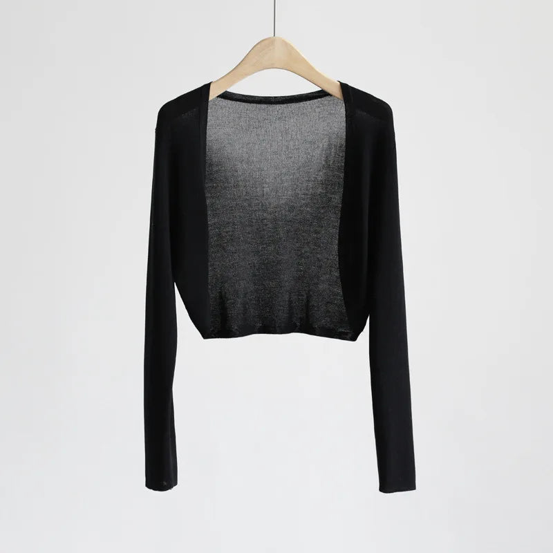 MONICA™ Luxurious Mongolian Wool Cropped Top - Soft & Lightweight Essential
