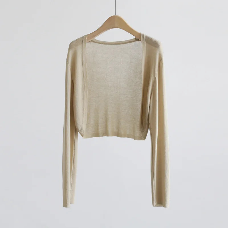 MONICA™ Luxurious Mongolian Wool Cropped Top - Soft & Lightweight Essential