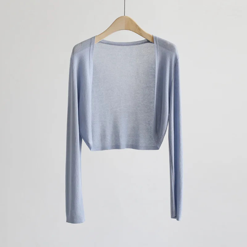 MONICA™ Luxurious Mongolian Wool Cropped Top - Soft & Lightweight Essential