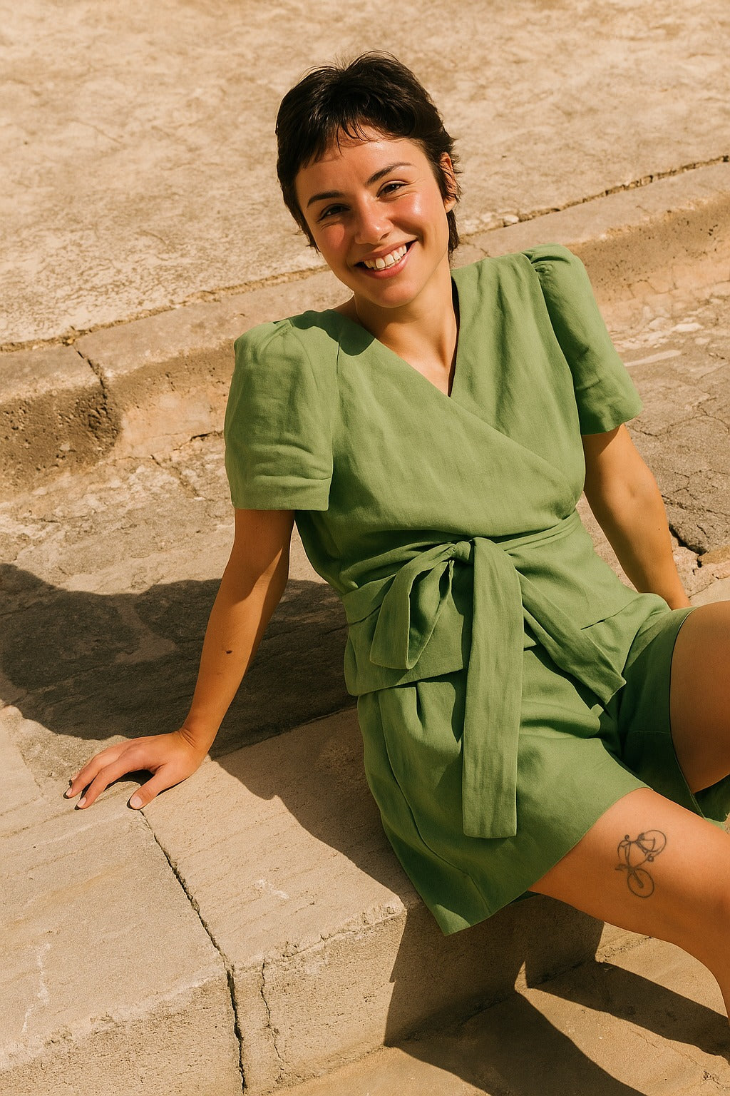 Golda hørshorts
