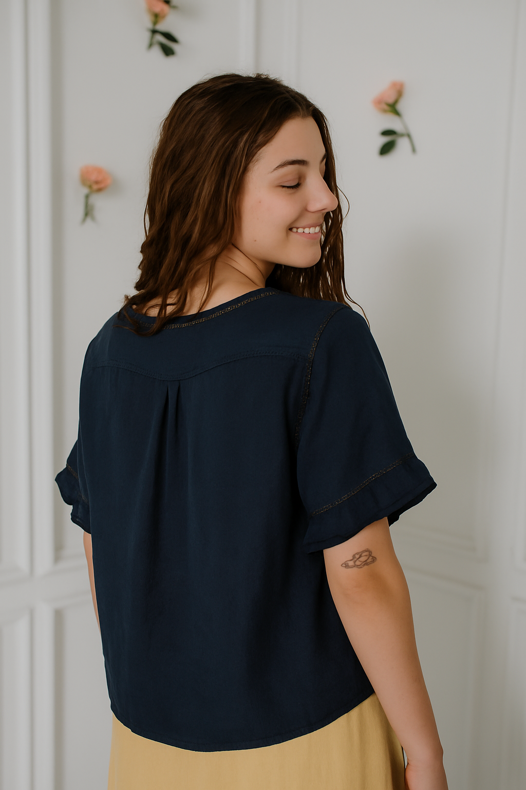 GIA-bluse i hør