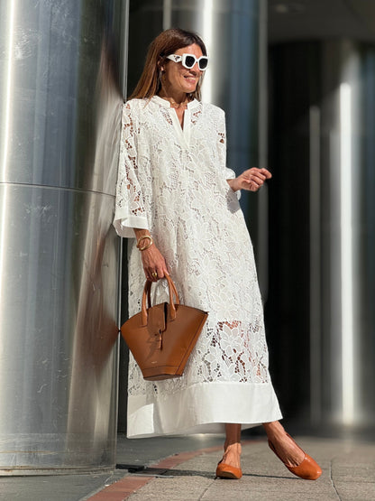Dress Luana Lace White