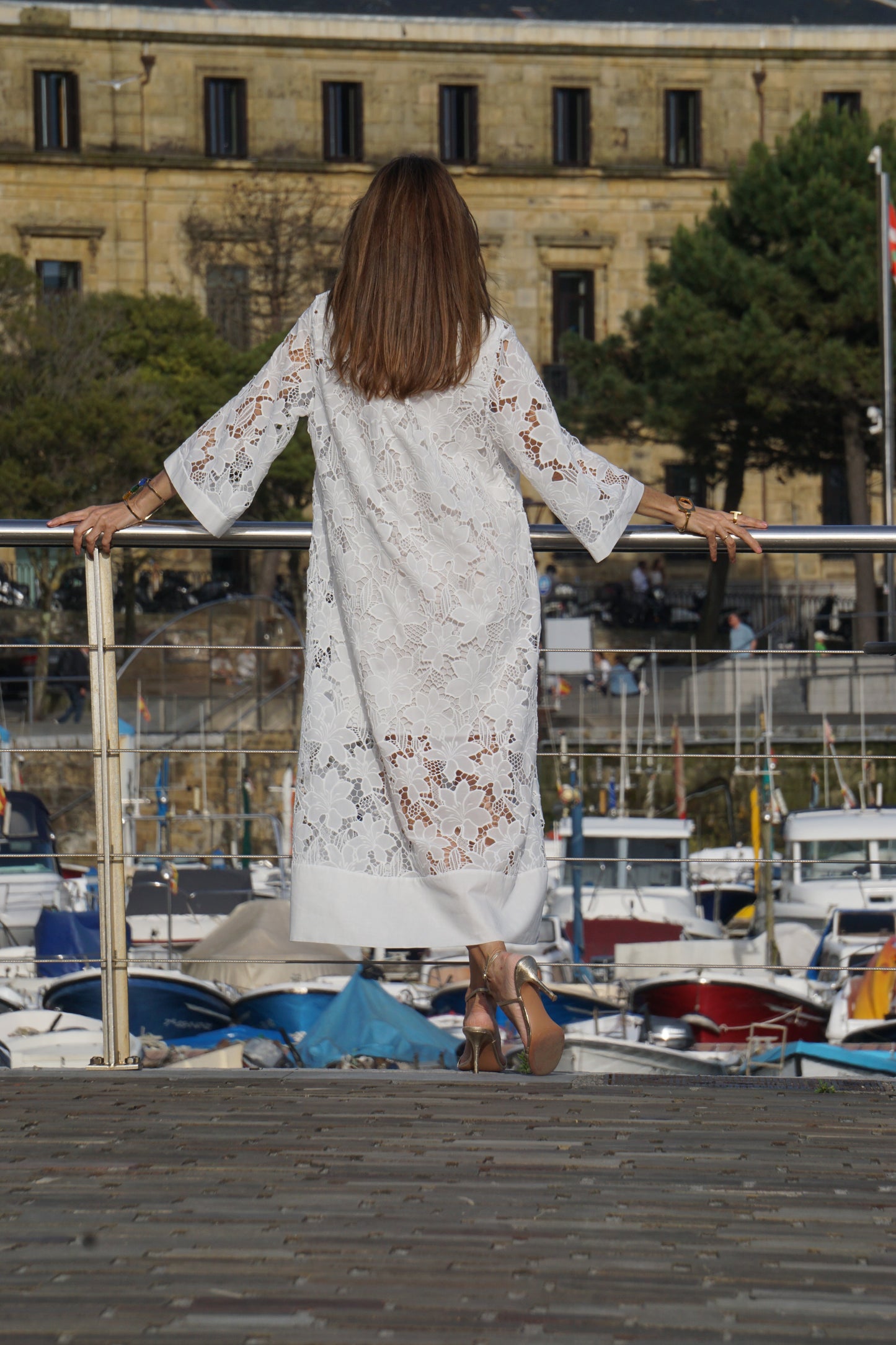 Dress Luana Lace White