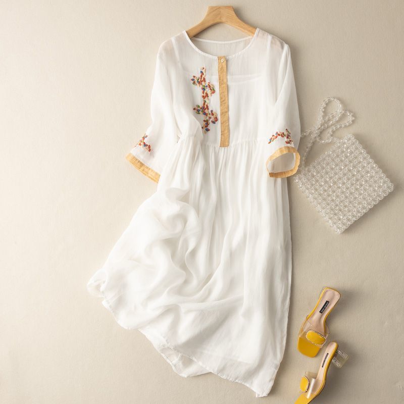 SOFIA Elegant Linen Maxi Dress - Airy & Chic for Everyday Wear