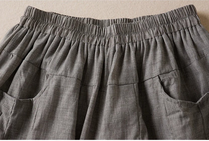 KLARA GOSSAMER LINEN WIDE-LEG BUKSER