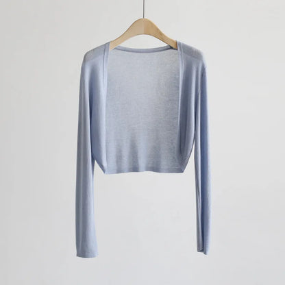 MONICA™ Luxurious Mongolian Wool Cropped Top - Soft & Lightweight Essential