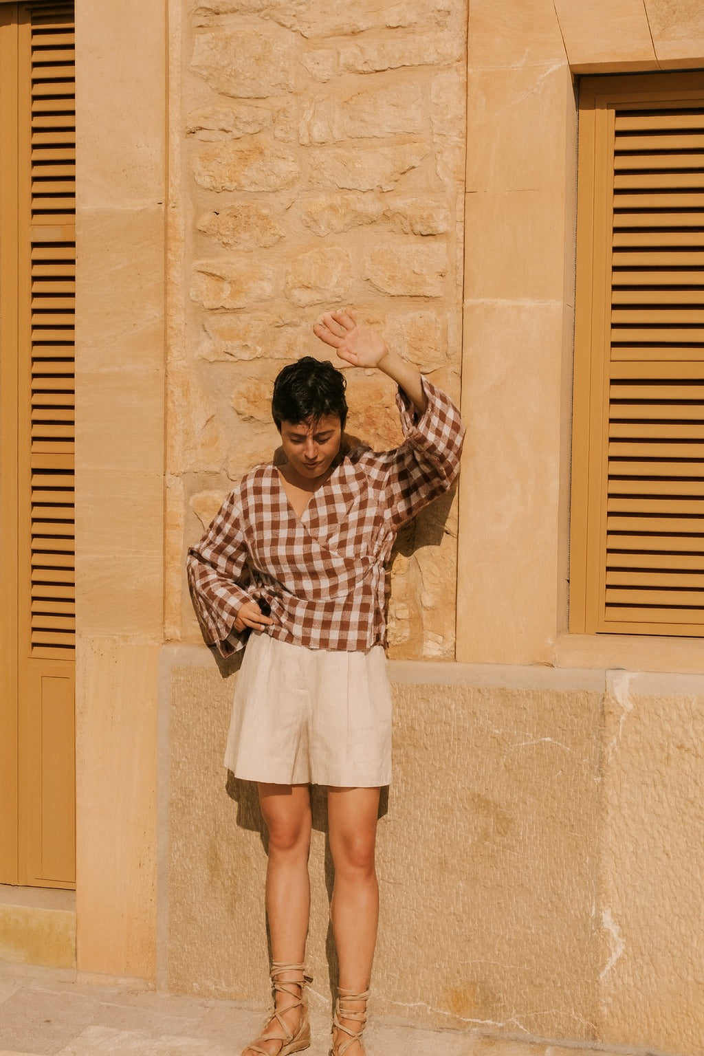 Golda hørshorts