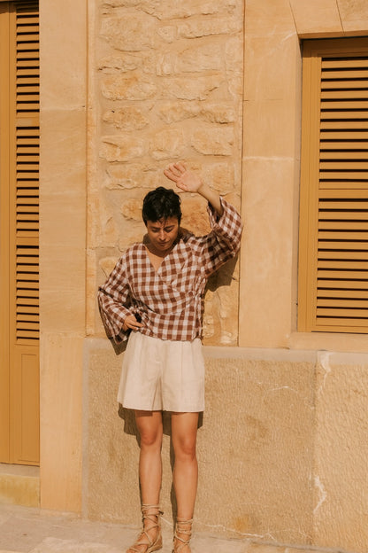 Golda hørshorts